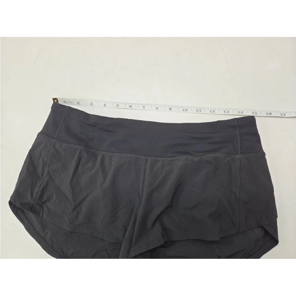 Lululemon Speed Up Short 2.5" Black Size 6 - Picture 8 of 9
